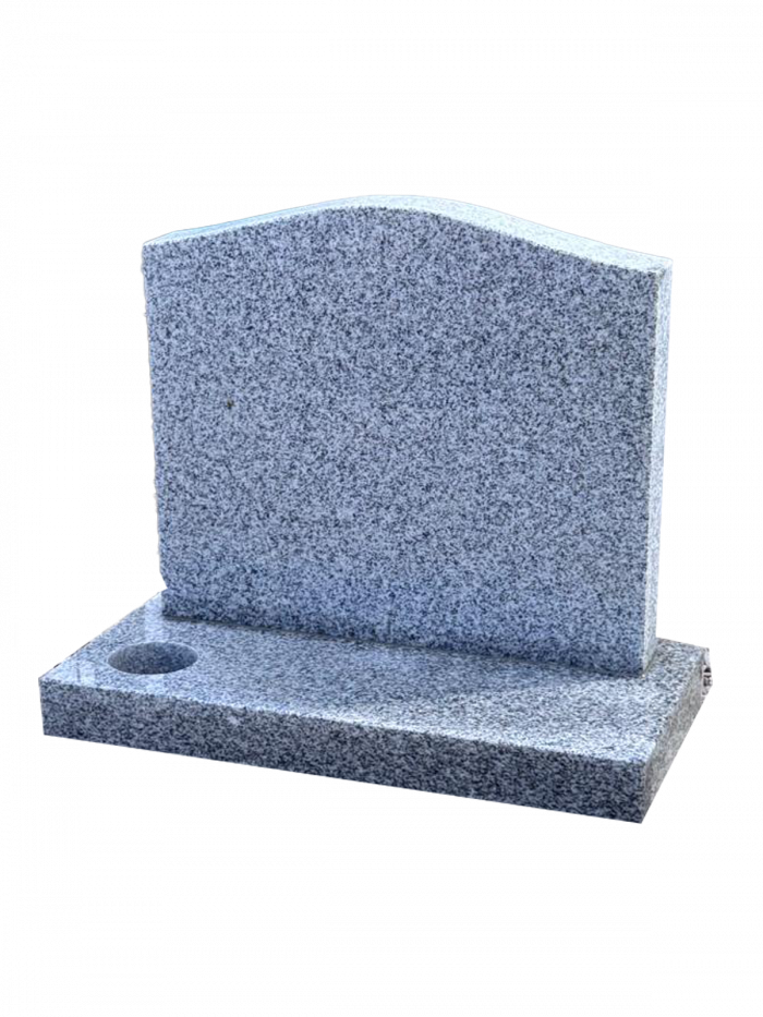 Saddle top memorial headstone